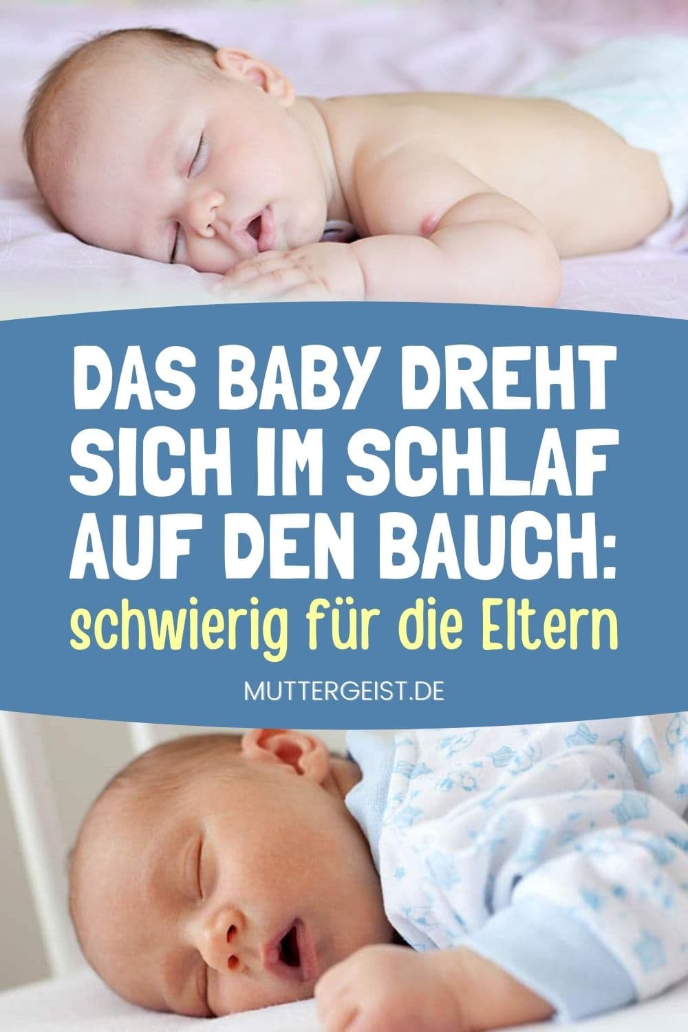 Das Baby Dreht Sich Im Schlaf Auf Den Bauch Schwierig Für Die Eltern