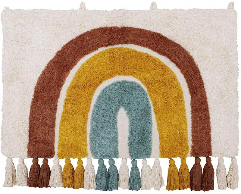 Mehrfarbiger Regenbogen-Baumwollwand-Dekor