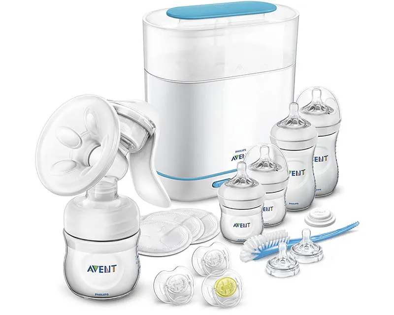 Philips Avent Handmilchpumpen-Set mit Sterilisator