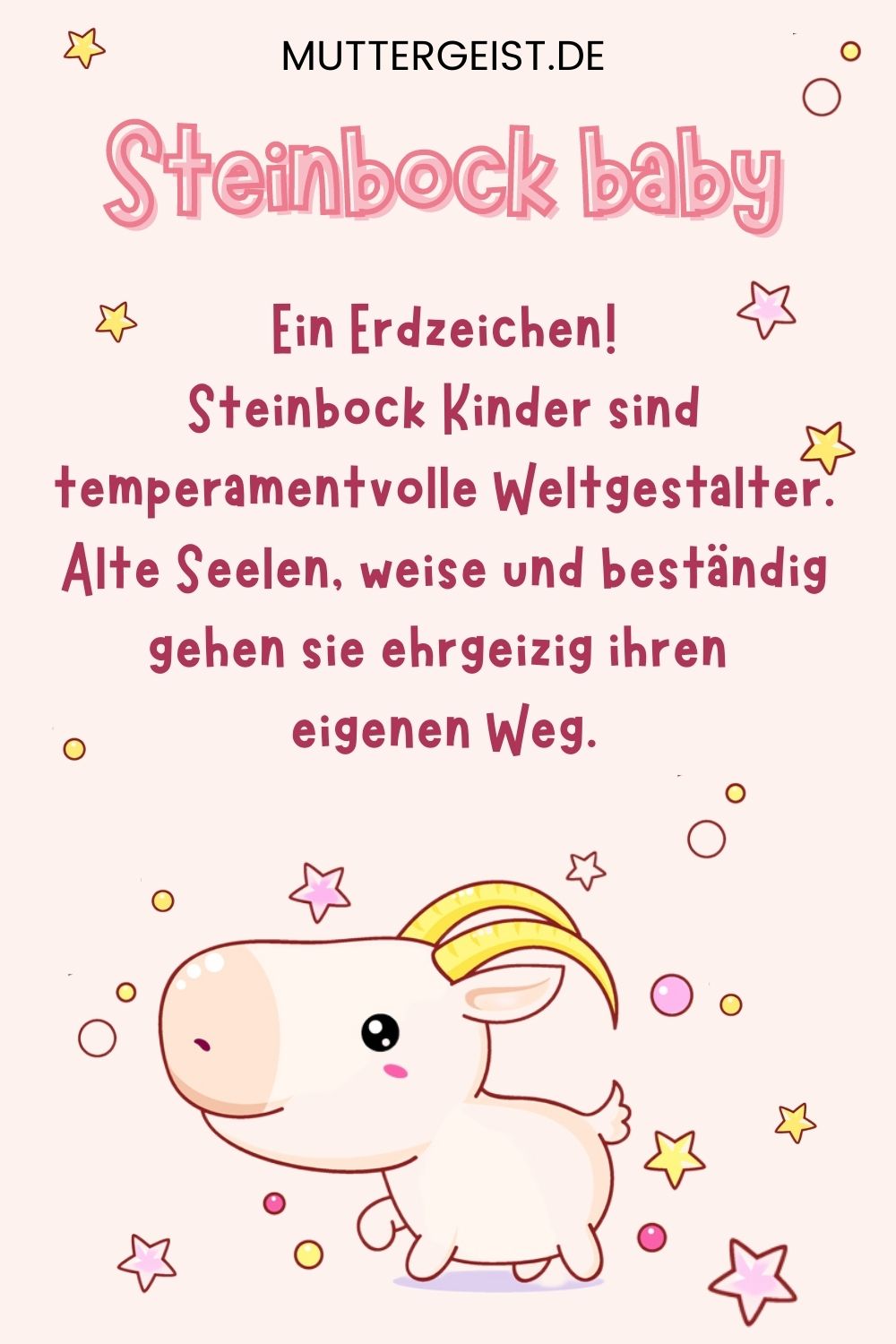Steinbock Baby – Was Sagt Das Sternzeichen Steinbock Über Dein Baby Aus Pinterest