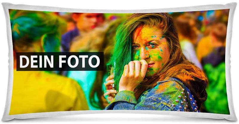 Tassendruck Foto-Kissen