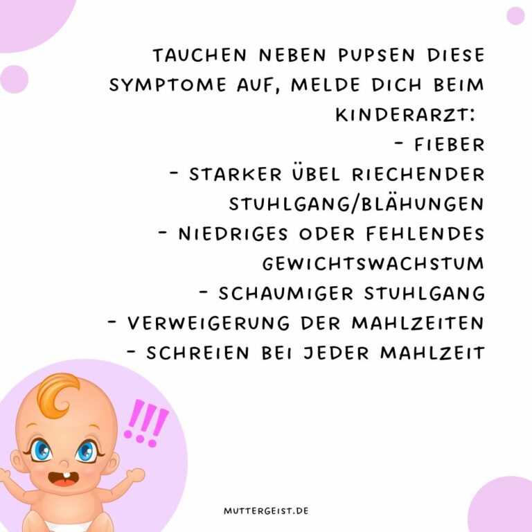 Mein Baby pupst viel! Ist es ein Grund zur Sorge?