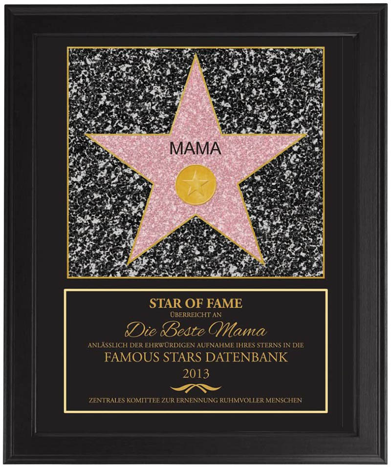 Ein Hollywood-Stern für deine Mama-Heldin