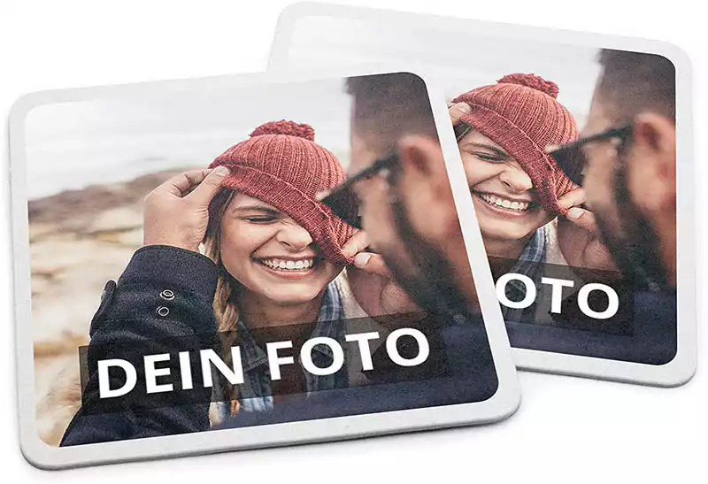 Bierdeckel mit Foto