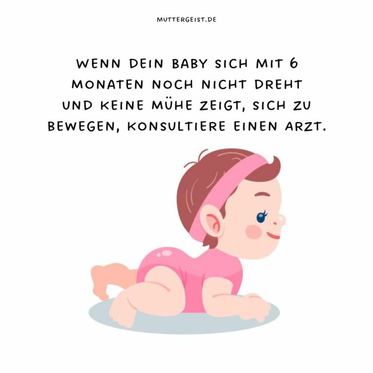 Wann drehen sich Babys und was gibt es dabei zu beachten?