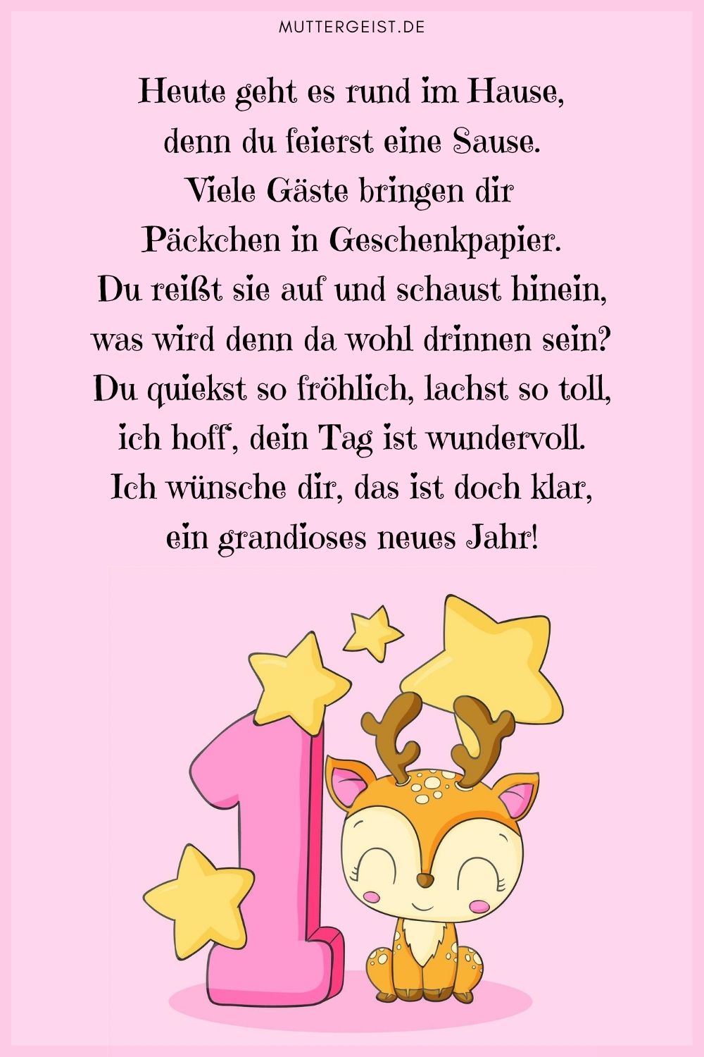 süßes Geburtstagsgedicht für ein Kind
