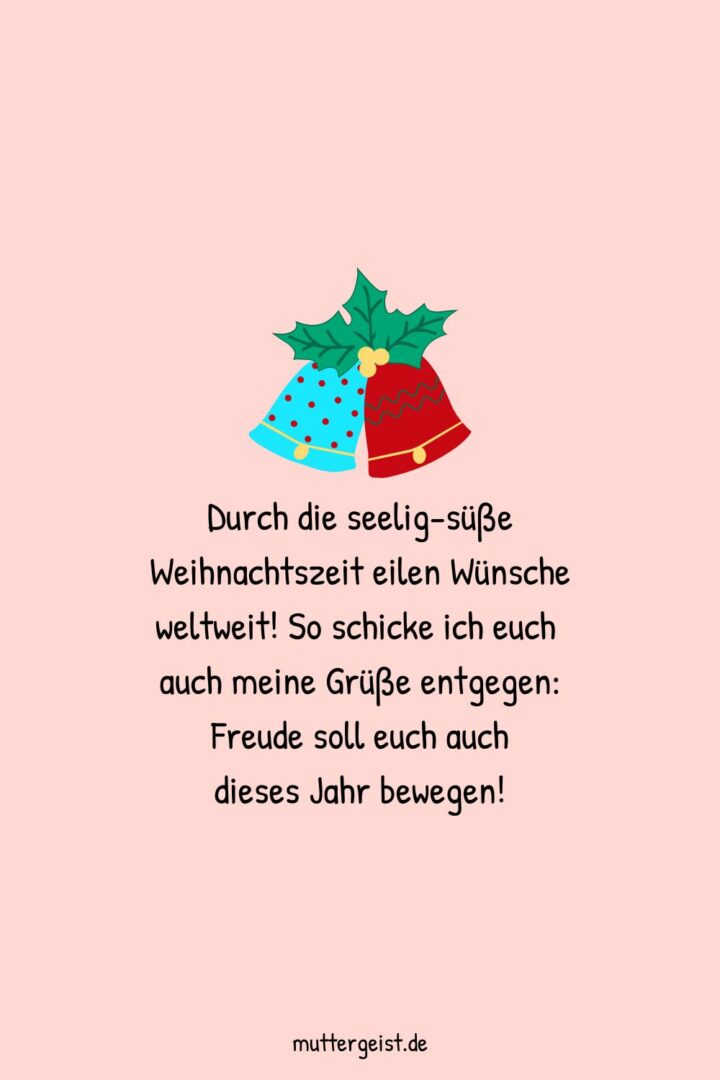 Herzergreifende Weihnachtssprüche und Wünsche für Karten