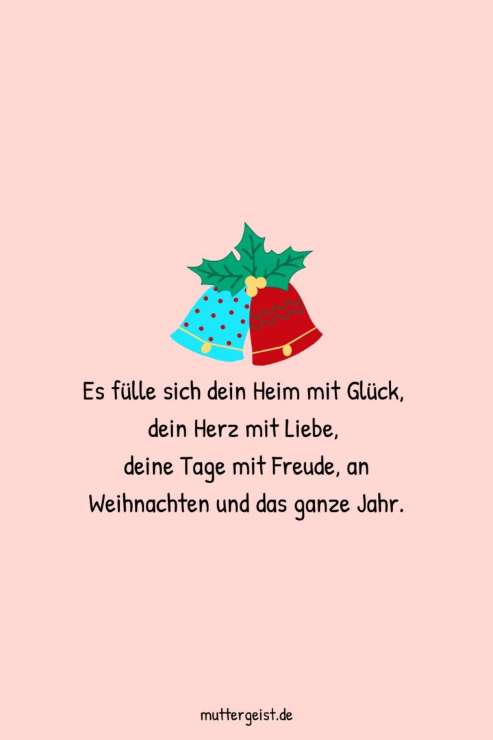 Herzergreifende Weihnachtssprüche und Wünsche für Karten