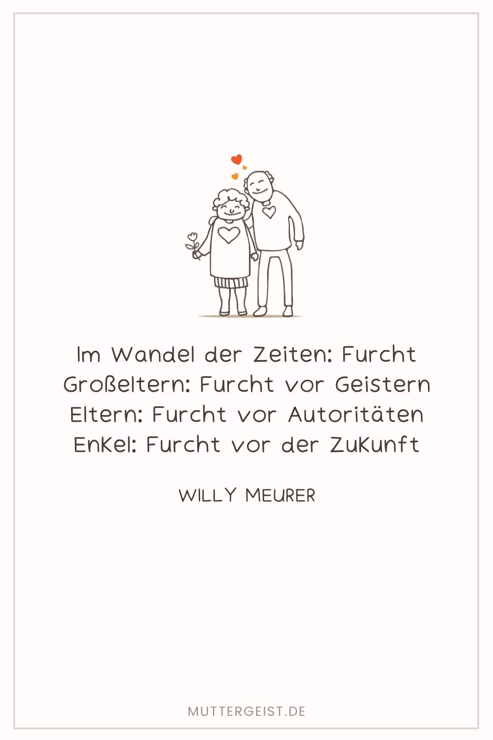 Großeltern Aphorismus von Willy Meurer 