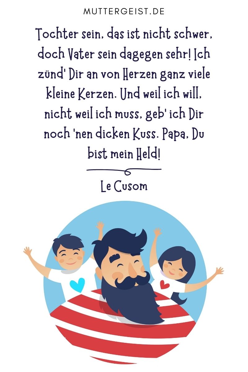 39++ Beste tochter sprueche , PapaSprüche 64 Gedanken Und Gedichte Zum Vatertag