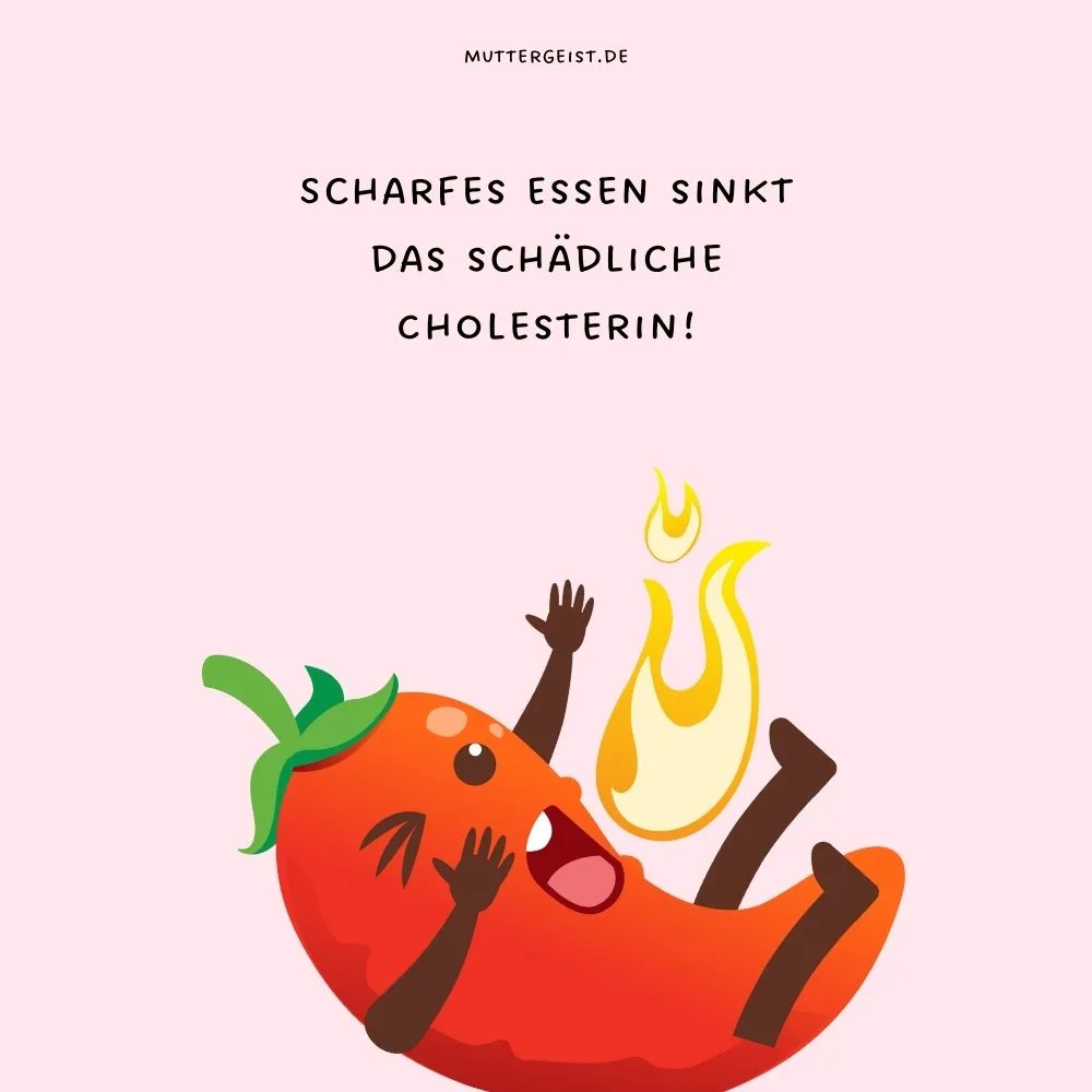  Scharfes Essen sinkt das schädliche Cholesterin!