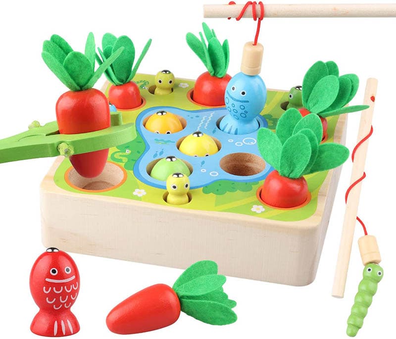 Sunarrive 3-in-1 Angelspiel aus Holz