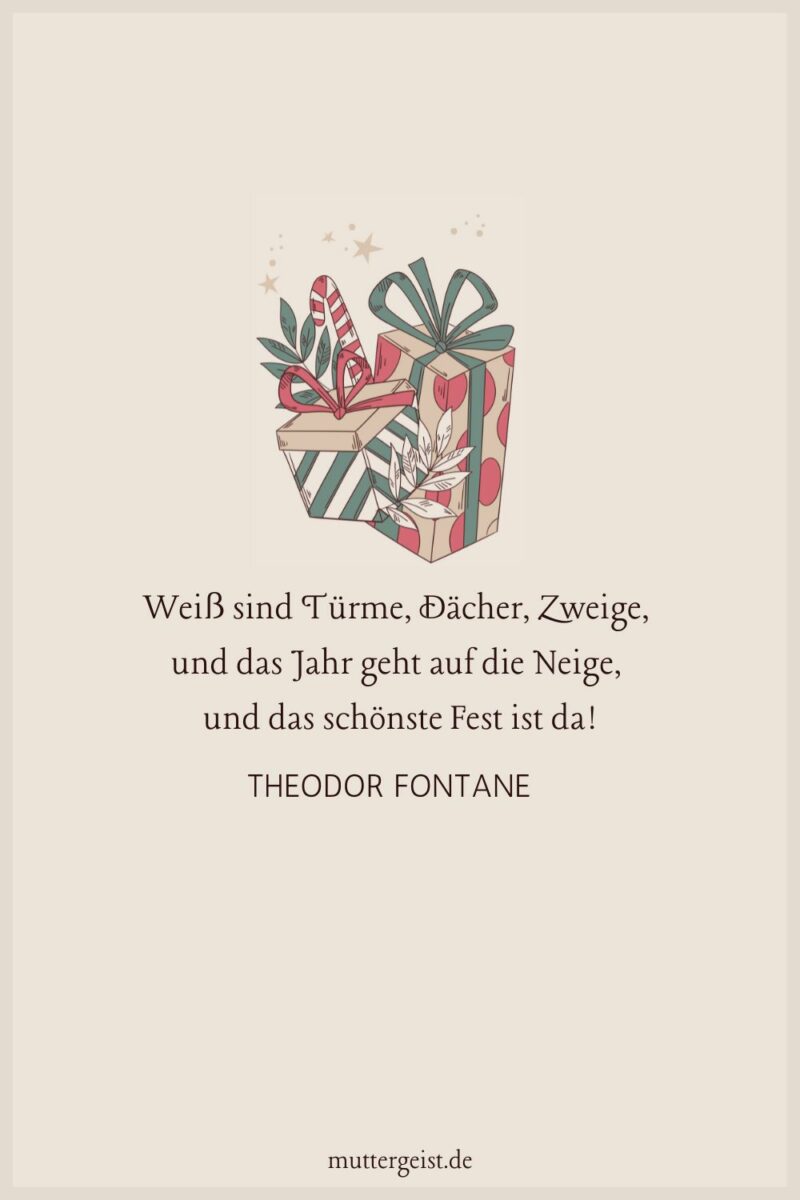 Herzergreifende Weihnachtssprüche und Wünsche für Karten