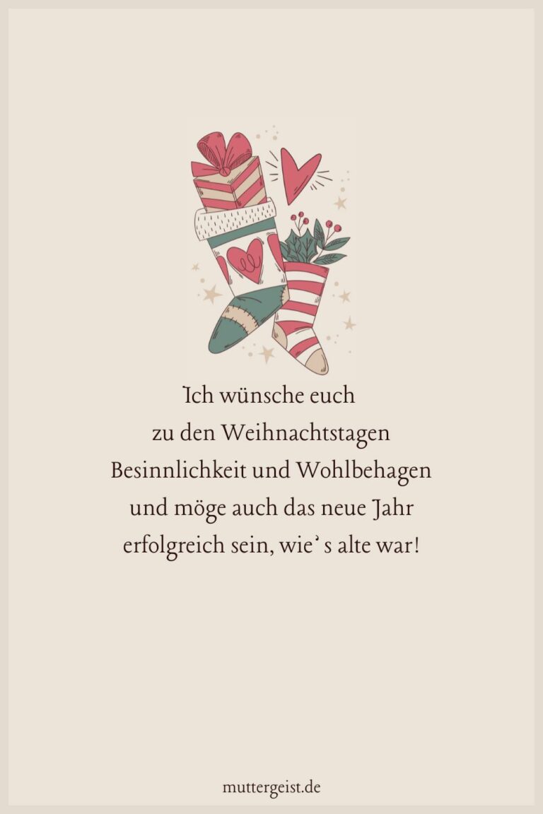 Herzergreifende Weihnachtssprüche und Wünsche für Karten