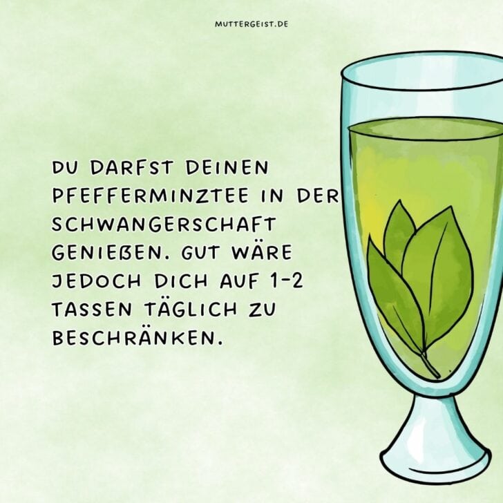 Ist Pfefferminztee in der Schwangerschaft gefährlich?