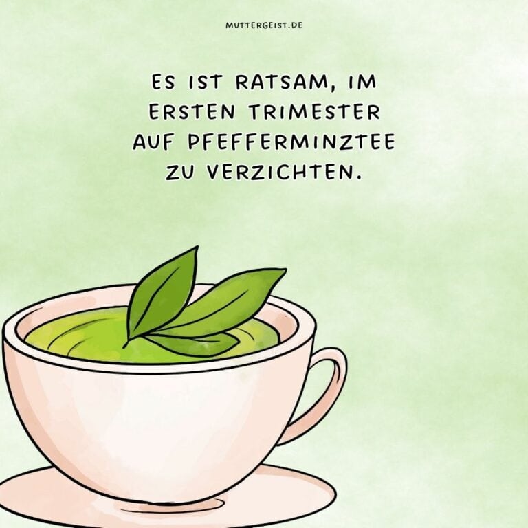 Ist Pfefferminztee in der Schwangerschaft gefährlich?