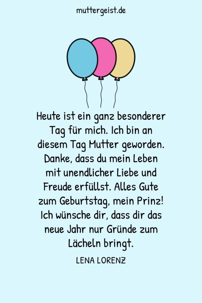Geburtstagswünsche für deinen Sohn Lass dein Herz sprechen