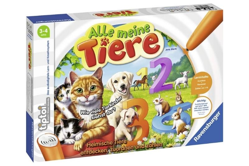 Ravensburger tiptoi 00776 Alle meine Tiere