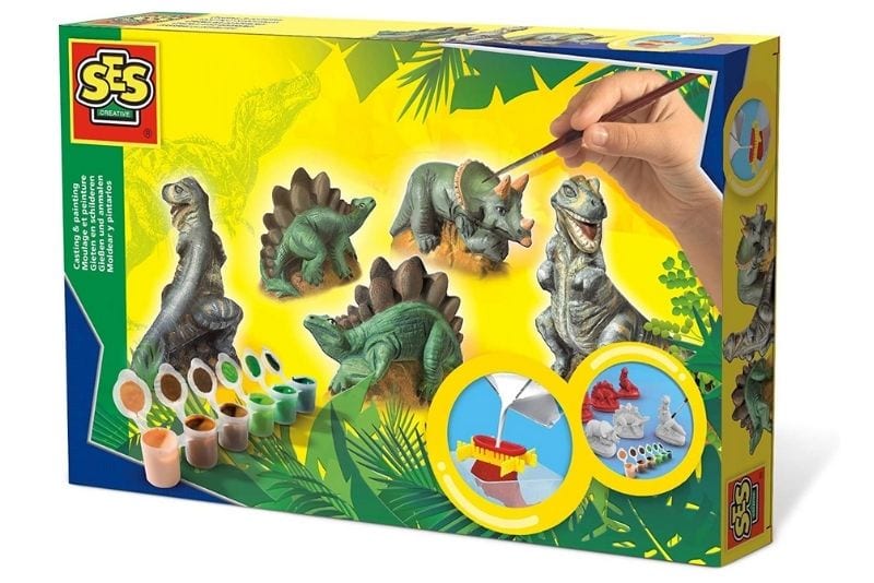 SES Dinos gießen und anmalen