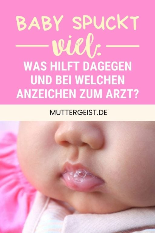 Ist häufiges Spucken bei Babys normal?