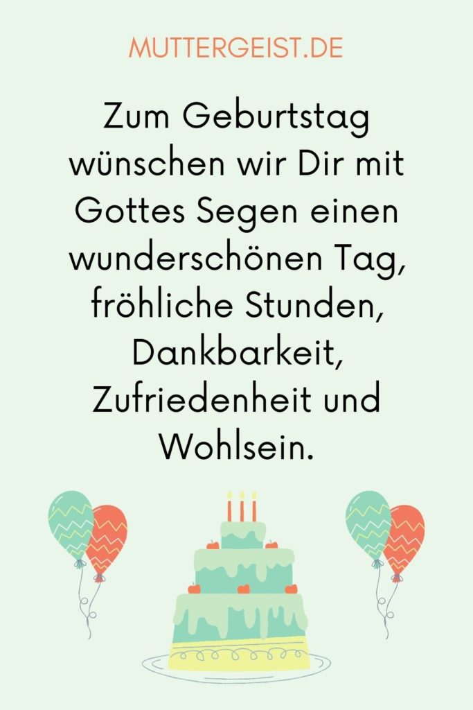Christliche Geburtstagswünsche Für Glück Und Segen Auf Allen Wegen