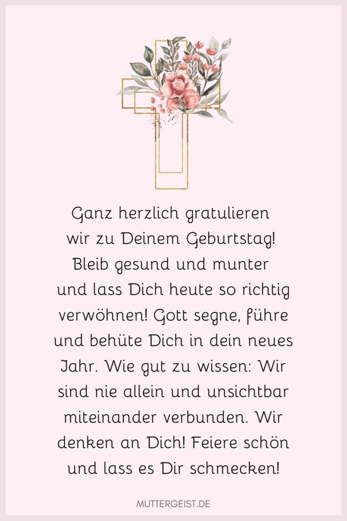 Christliche Geburtstagswünsche Für göttlichen Segen auf allen Wegen