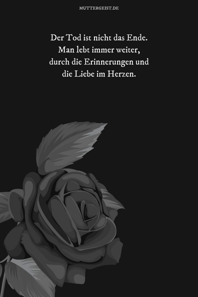 Der Tod Ist Nicht Das Ende Zitat