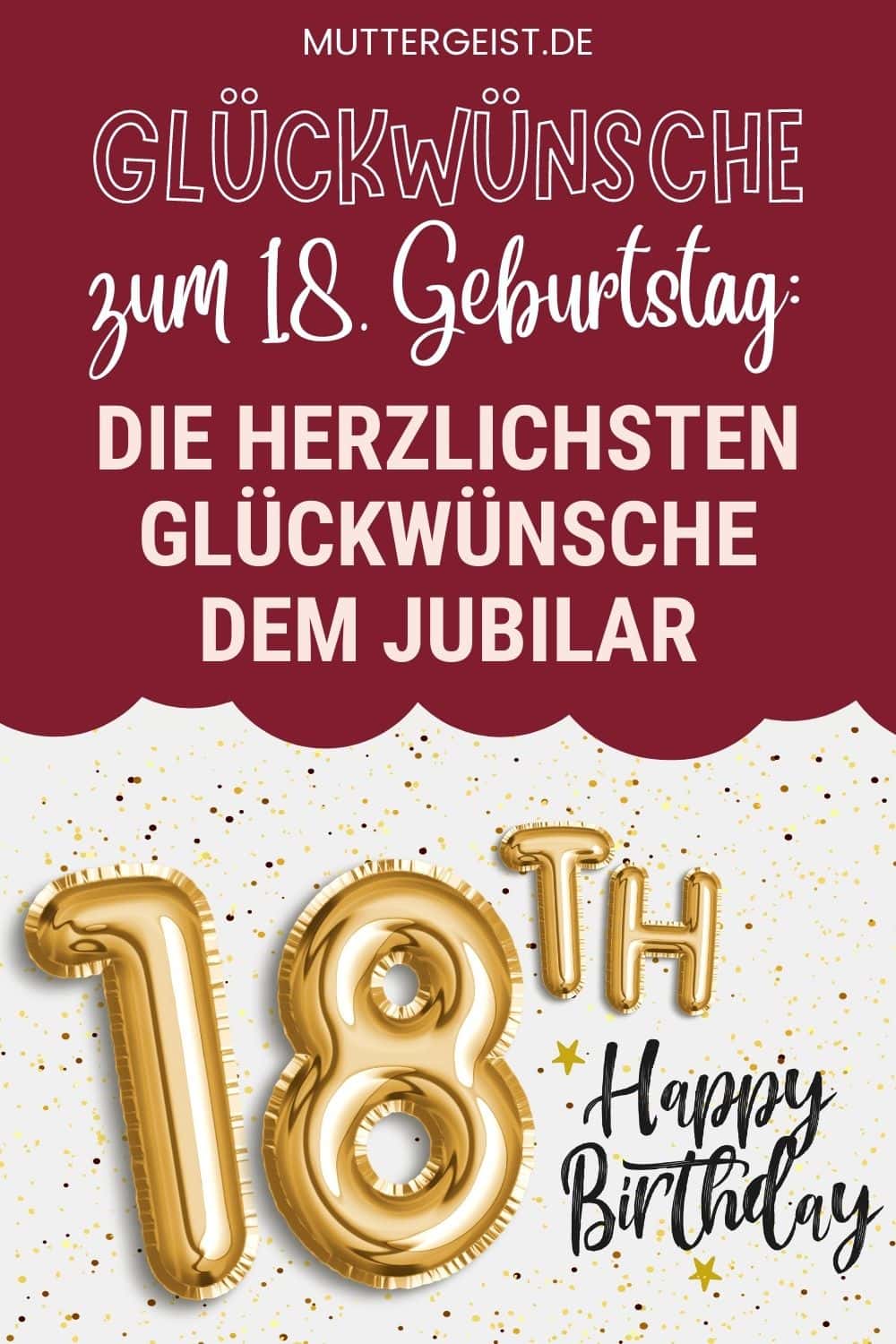 Brief an meinen sohn zum 18 geburtstag