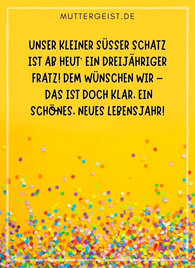 Glückwünsche Zum 3. Geburtstag Hurra, Die Magische Drei Ist Da!