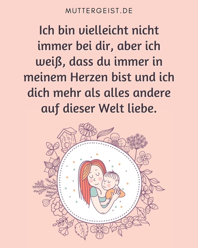 Sprüche immer für dich da kind