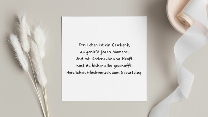 Geburtstagswünsche für die Seele – Gratulation zum gut fühlen