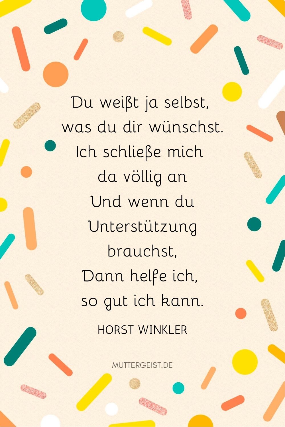 Horst Winkler Verse zum Geburtstag