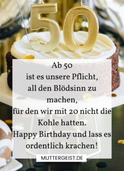 50. Geburtstag Sprüche, Gedichte Und Glückwünsche Zum Jubiläum