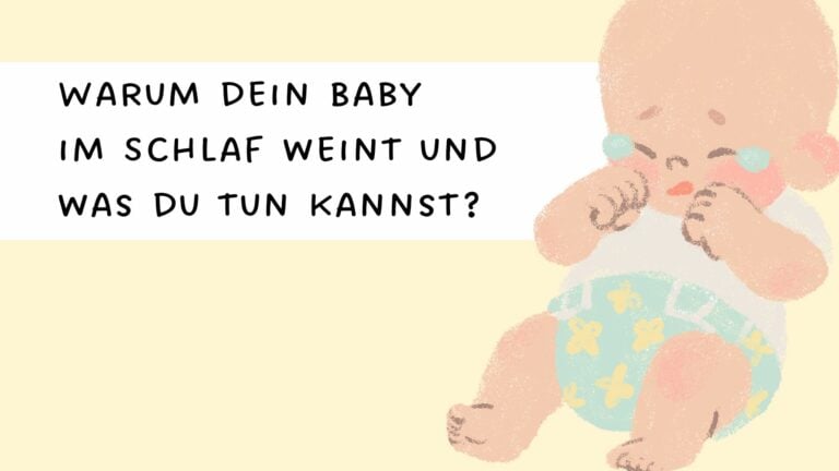 Illustration eines weinenden Babys