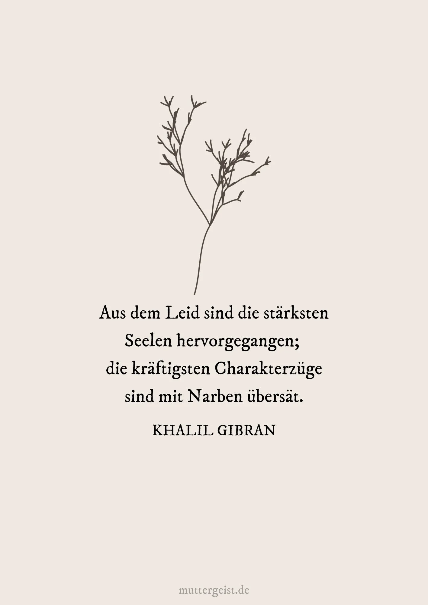Zitat von Khalil Gibran über die Seele