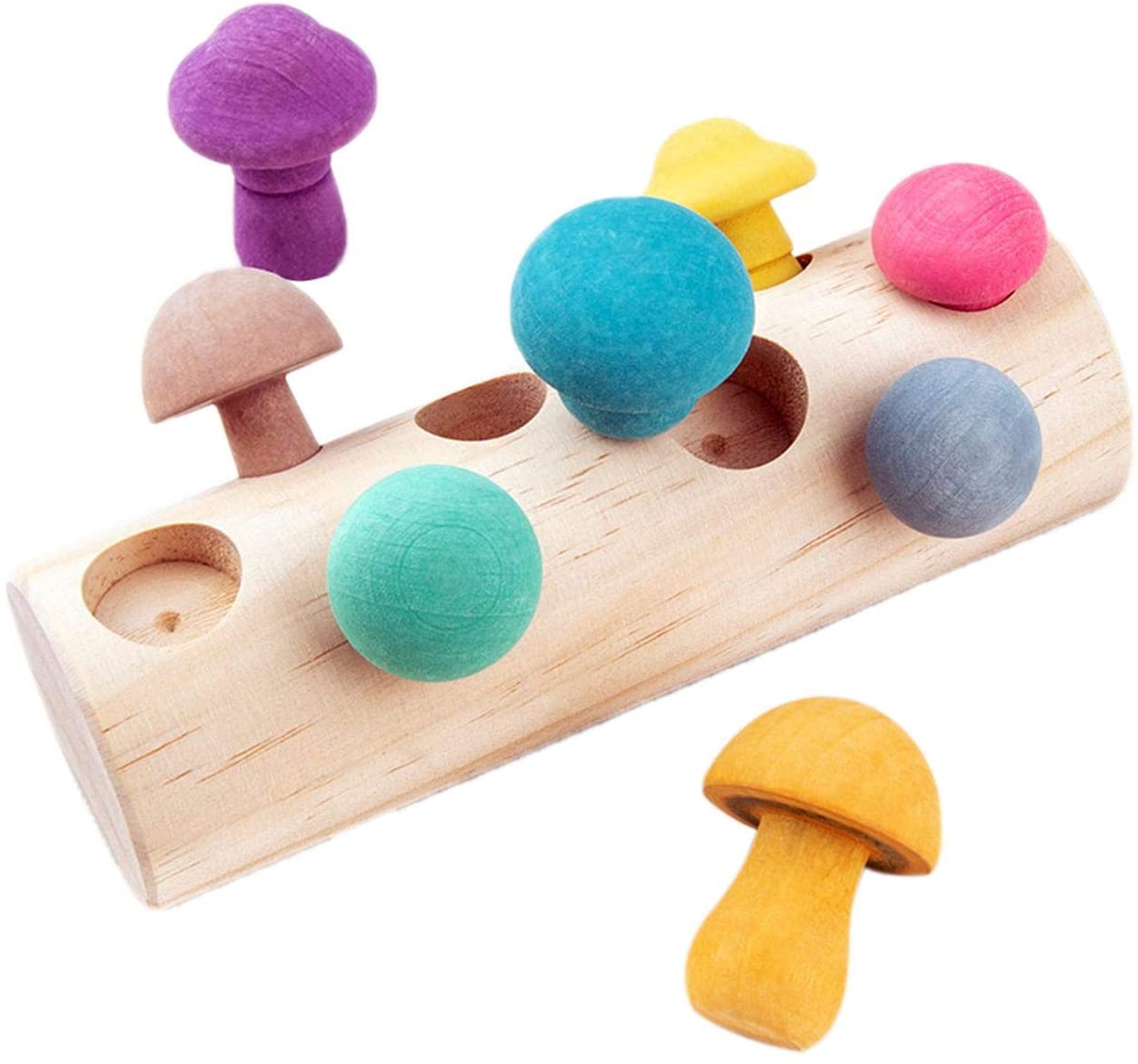 Homealexa Holz Geoboard Set Geometriebrett Montessori Holz Spielzeug für 