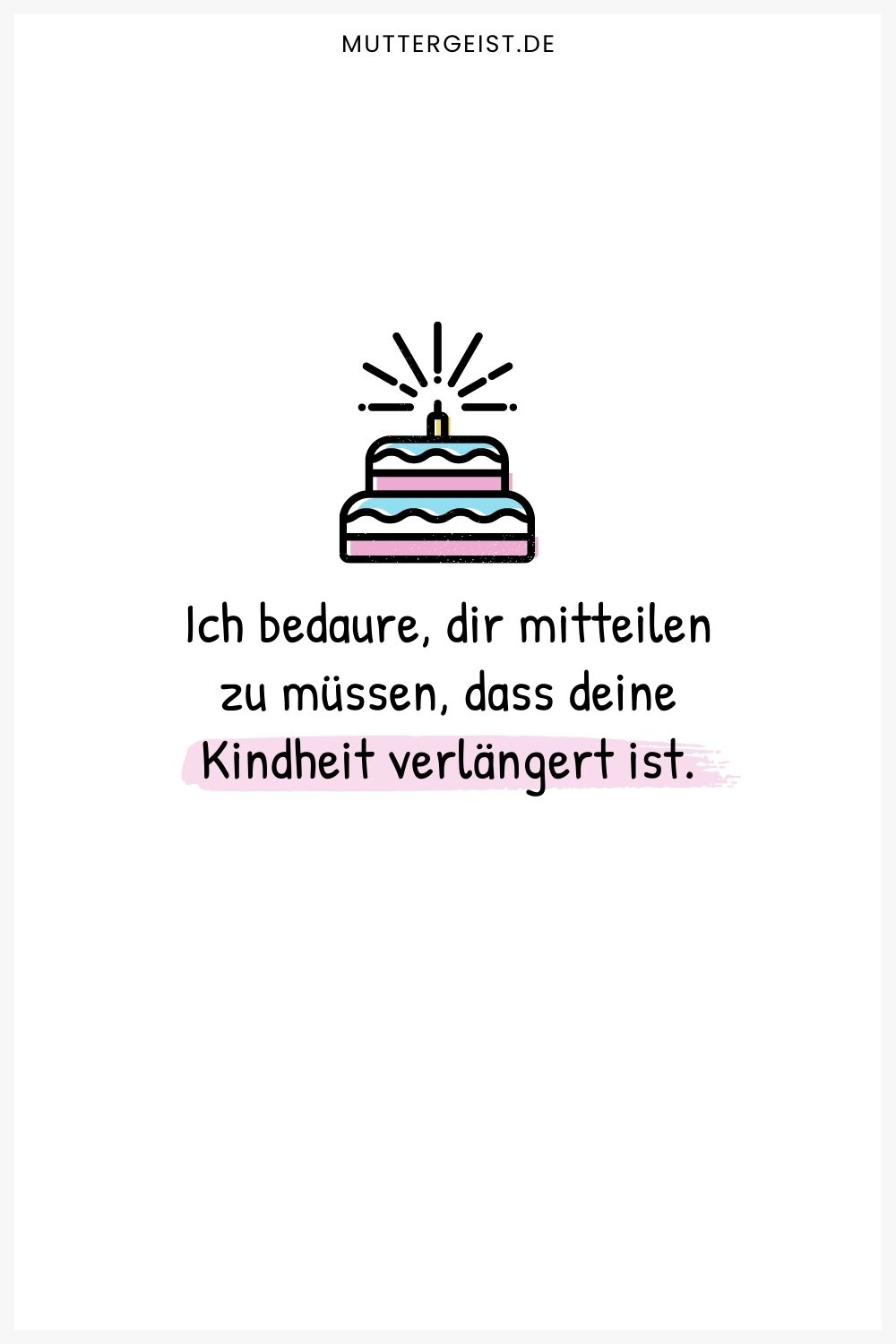 lustiger und kurzer Spruch zum 16. Geburtstag