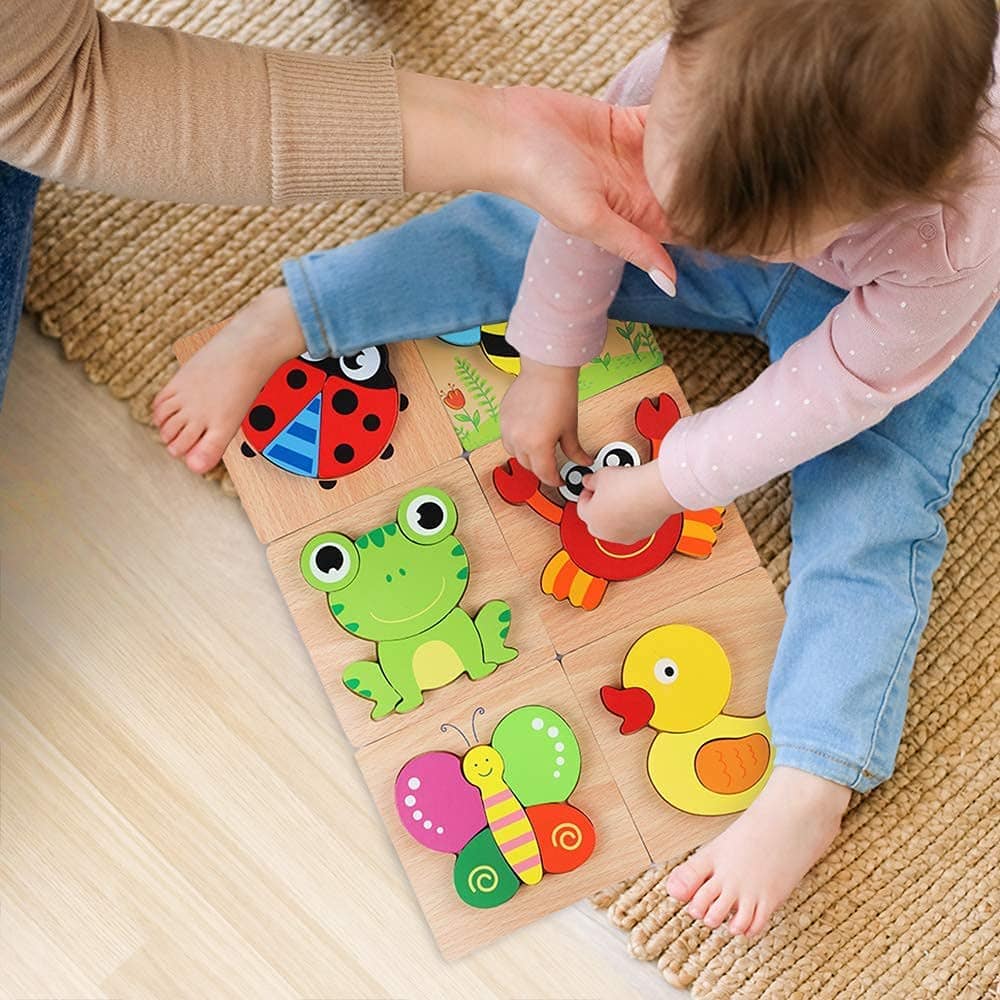 6 Teile Baby Kinder Simulation Eier Puzzle-Spielzeug Lernen Entwicklung 