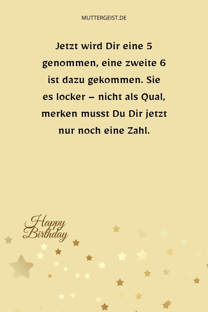 Glückwünsche zum 66. Geburtstag Schöne Sprüche zur erreichten Schnapszahl