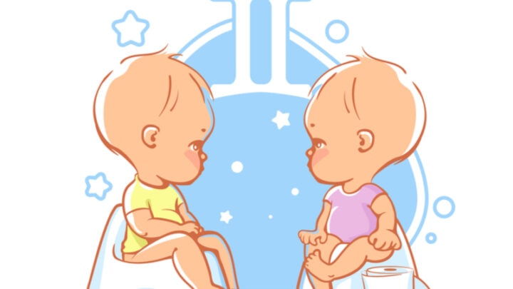 Zwillinge-Baby – Im Sternzeichen Zwillinge Geborene sind Schnelldenker
