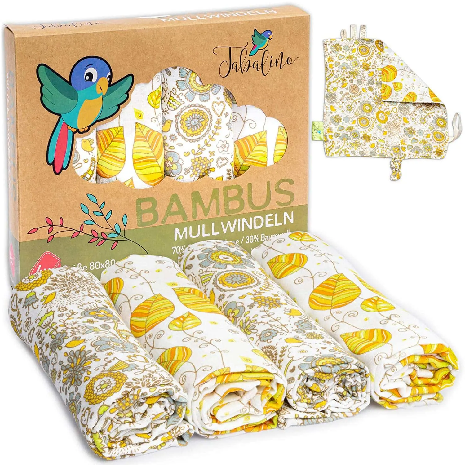 TabalinoMullwindeln aus Bambus