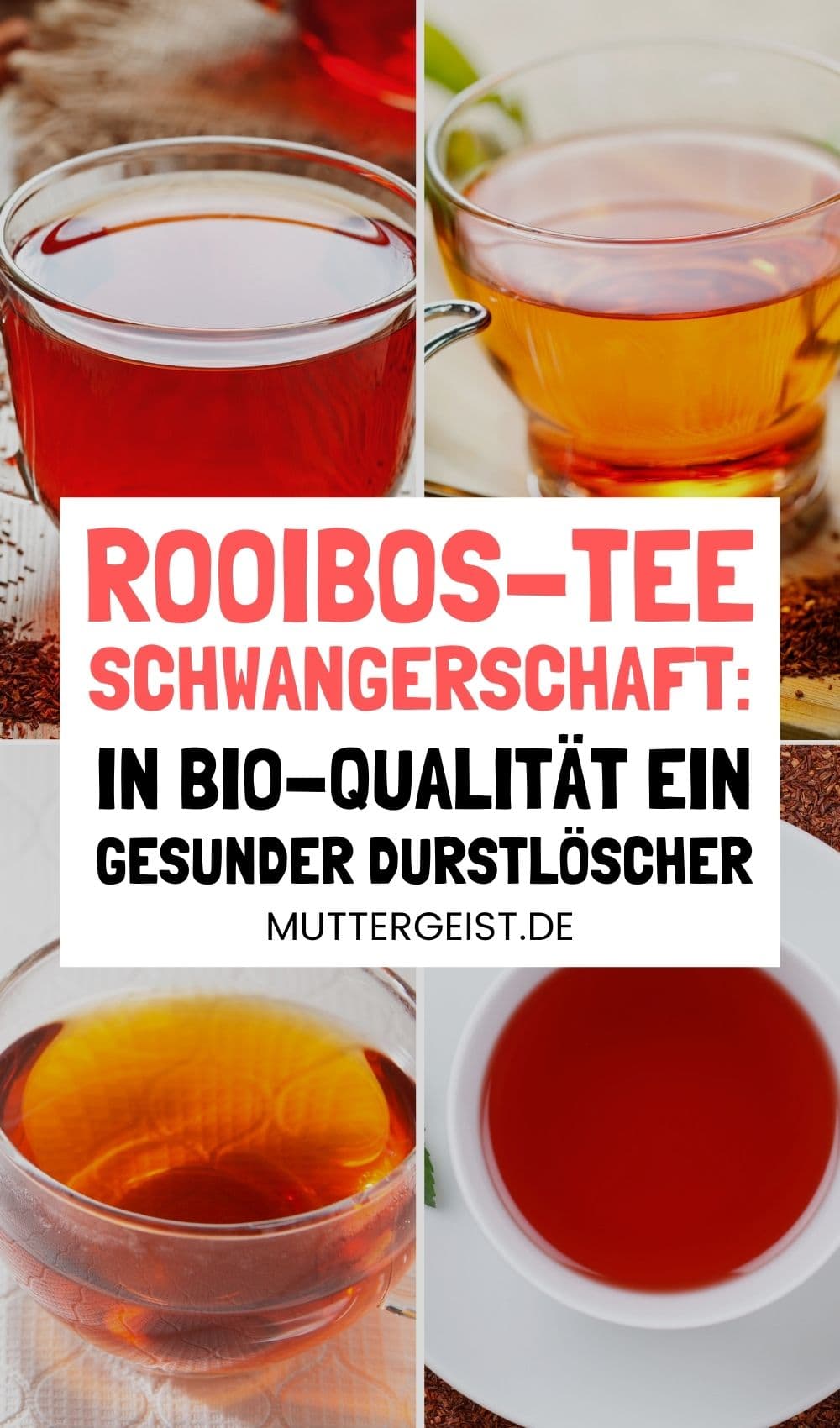 Rooibos-Tee Schwangerschaft – In BIO-Qualität ein gesunder Durstlöscher Pinterest