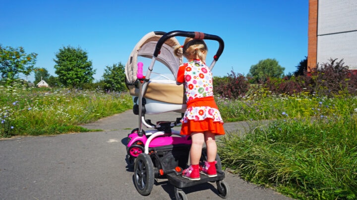 Trittbrett für Kinderwagen – Dank Buggy-Board den Alltag rocken