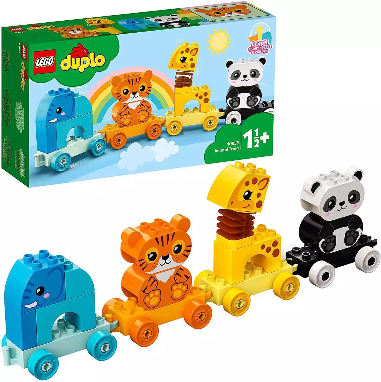 Lego Duplo Zug mit Tieren