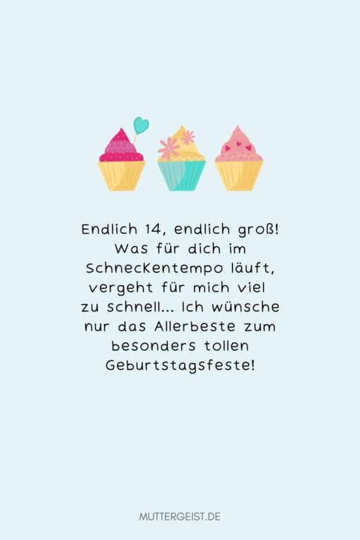 Geburtstagswünsche 14 Jahre Coole und lässige Sprüche und Reime