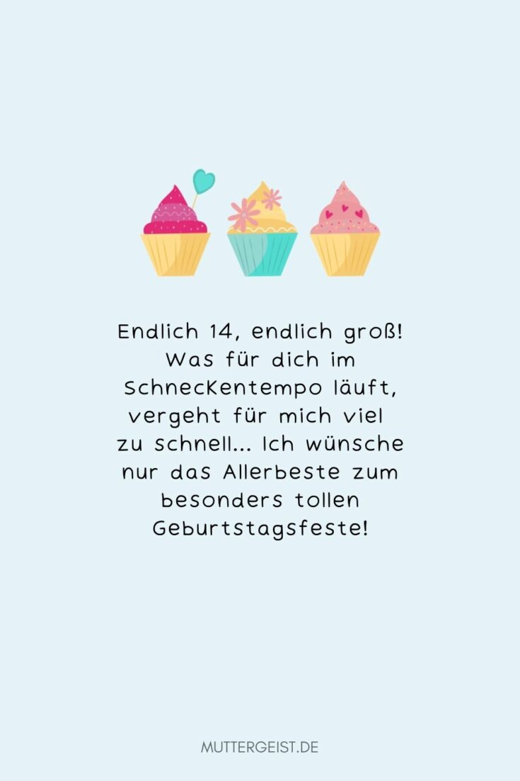Geburtstagswünsche 14 Jahre Coole und lässige Sprüche und Reime