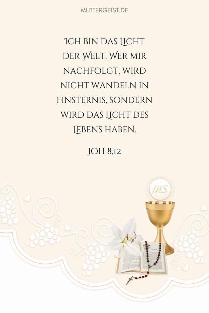 Spruch Kommunion 59 Ideen für die schönsten Kommunionskarten