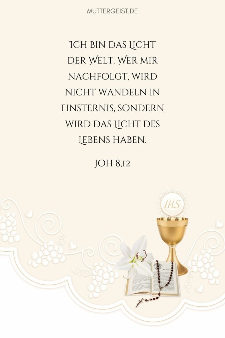 Spruch Kommunion 59 Ideen für die schönsten Kommunionskarten