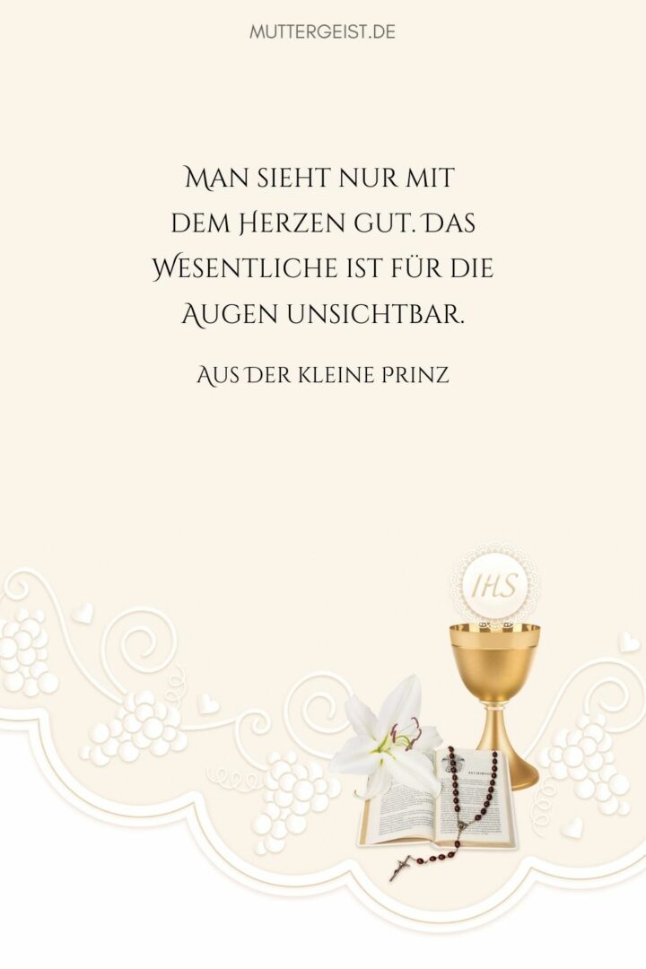 Spruch Kommunion 59 Ideen für die schönsten Kommunionskarten