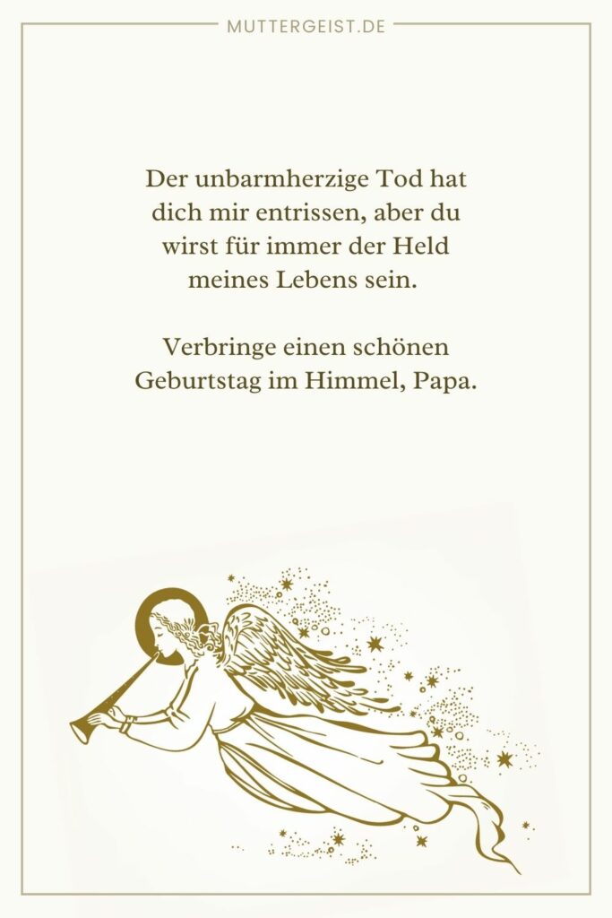 Geburtstagsgrüße in den Himmel Geburtstagswünsche, die Herzen bewegen